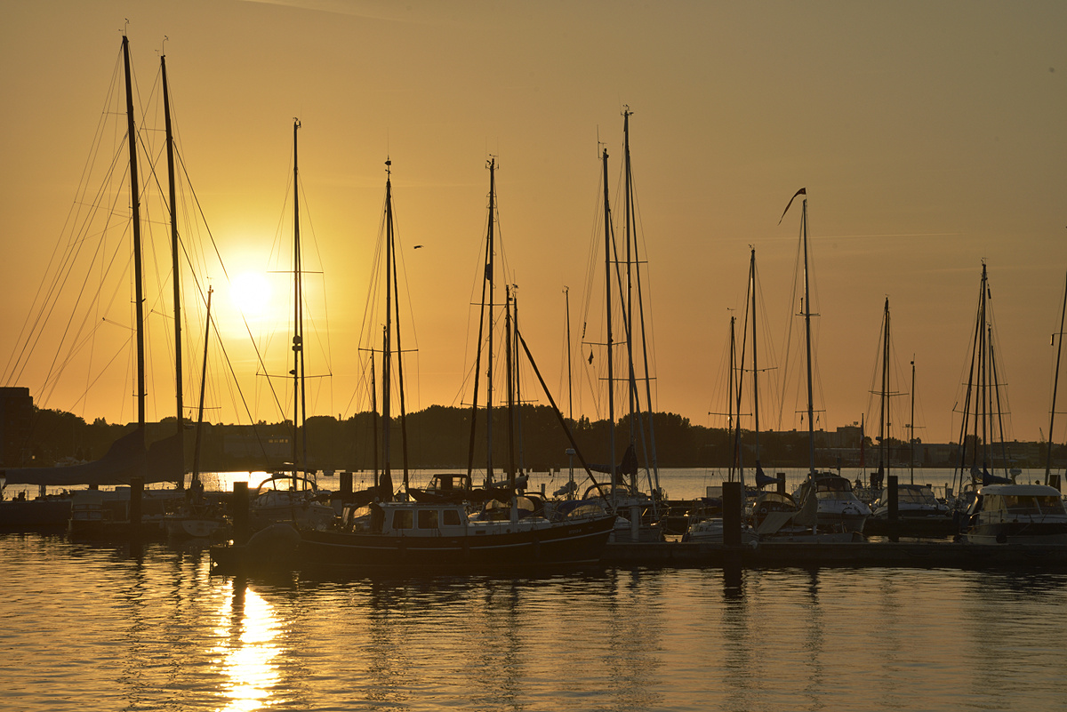 Natürlich wieder ein Sonnenuntergang