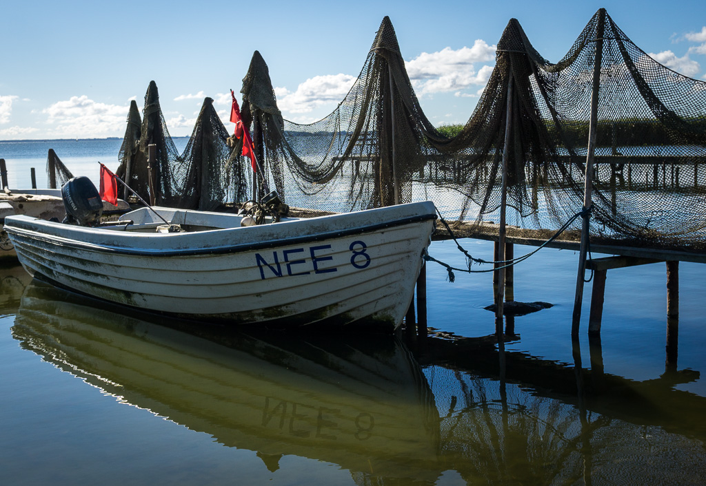 Neeberg Fischerboot Netze