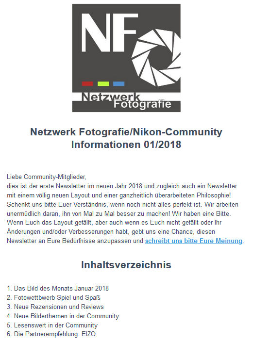newsletter 01 2018