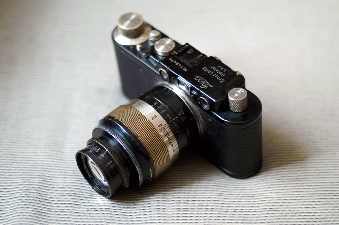 Nickel 9cm + Leica II 1