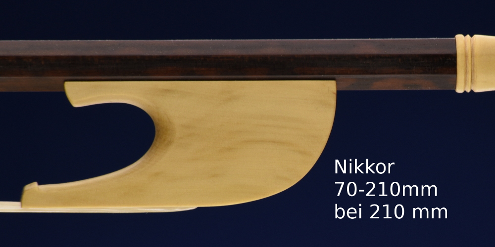 Nikkor Zoom 70-210mm, bei 210