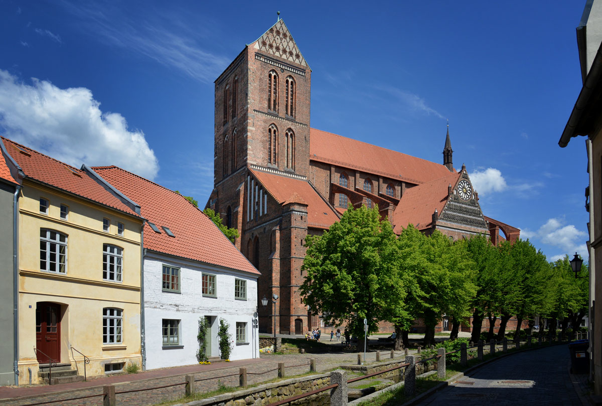 Nikolai Kirche der Hansestadt Wismar 1200
