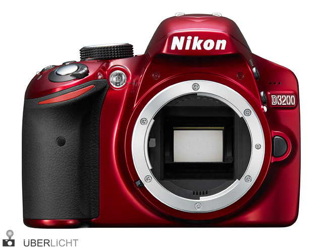 Nikon D3200 rot Bajonett red front mirror