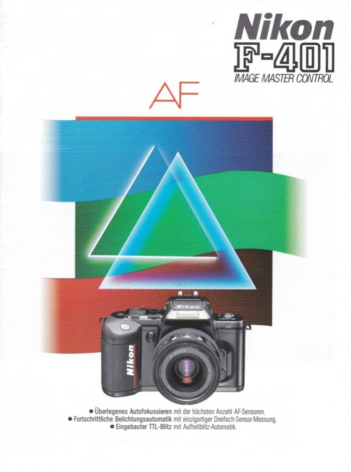 Nikon F401 front