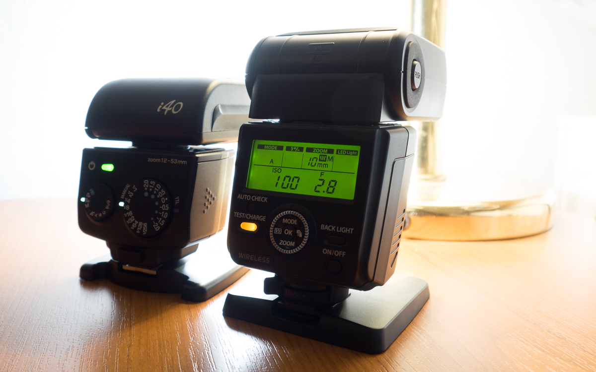 Nissin I40 + Panasonic DMW-FL360L