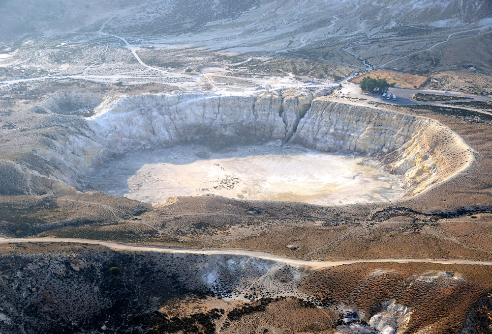 Nissyros, Krater in der Caldera