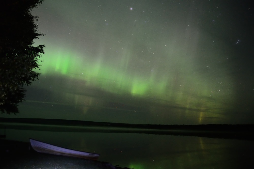Nordlicht am Ångermanälven