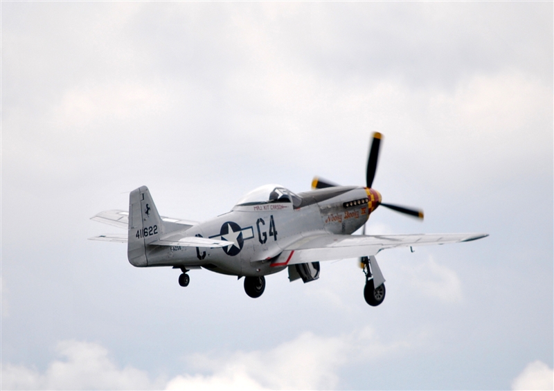 North American P51 D Mustang Airshow Coburg 2011
