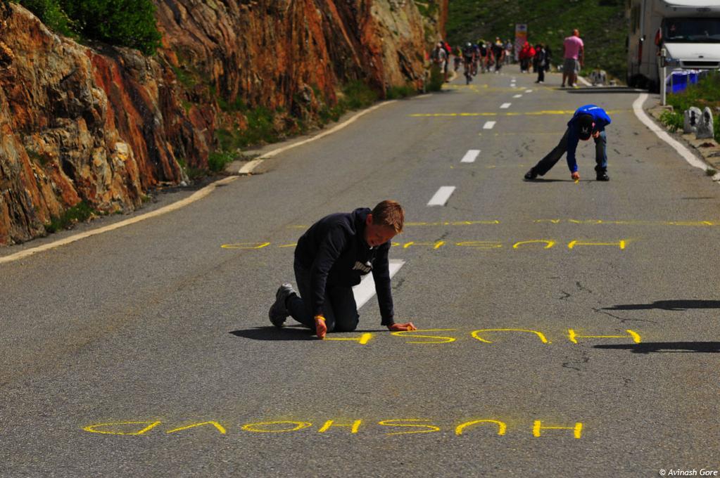 Norwegishe Fans von Thor Hushovd