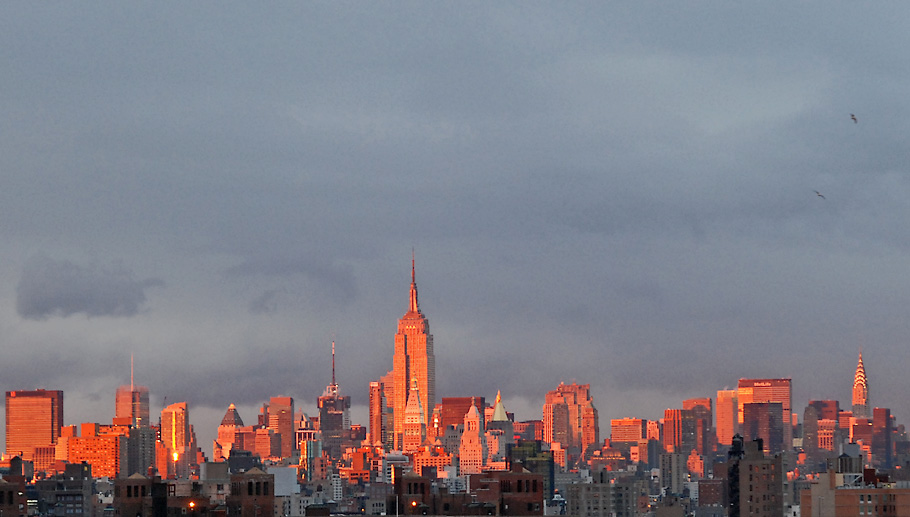NYC Midtown Sonnenuntergang