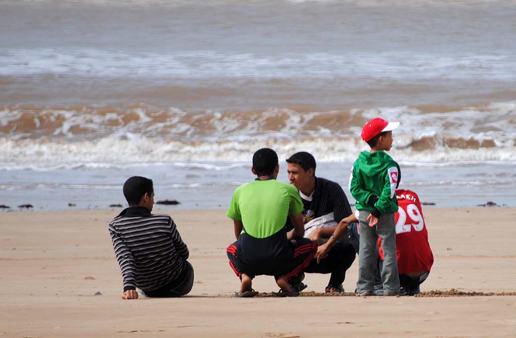 On the beach of Essaouira