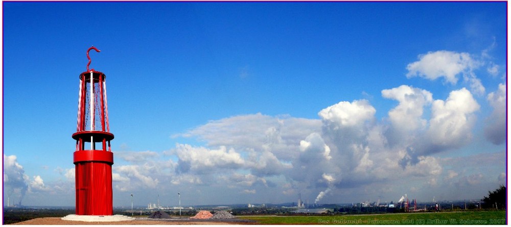 Otto Piene Das Geleucht Rheinpreussenhalde Moers Panorama 2007