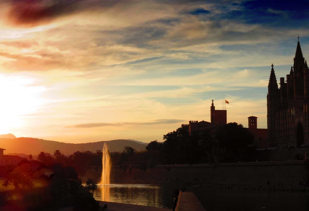 Palma im Sonnenuntergang