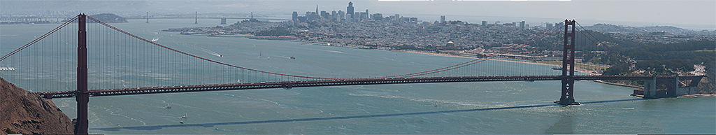 Panorama Golden gate