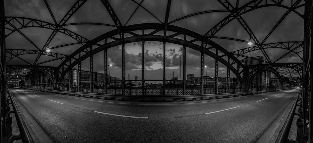 Panorama Sep Abend Hackerbrücke SW