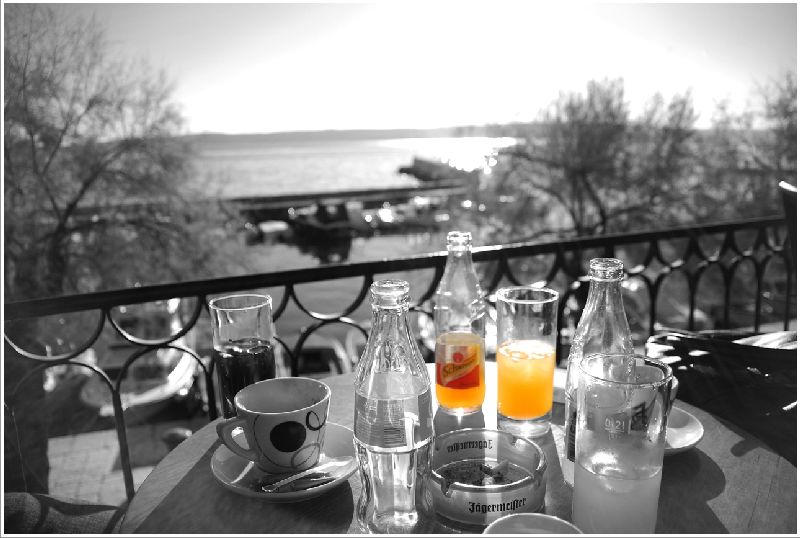 Pause am Meer...