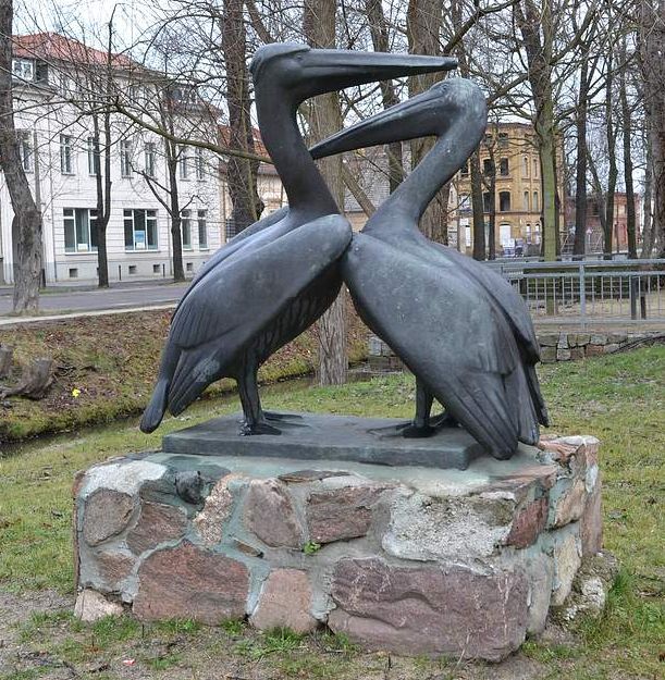 Pelikane - das Stadtsymbol