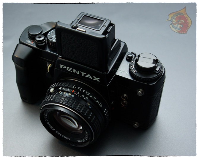 Pentax LX mit FF1 Lichtschachtsucher
