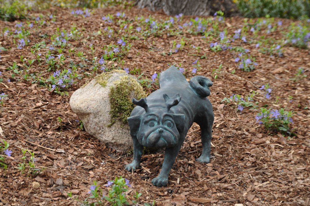 Pinkelnder Waldmops