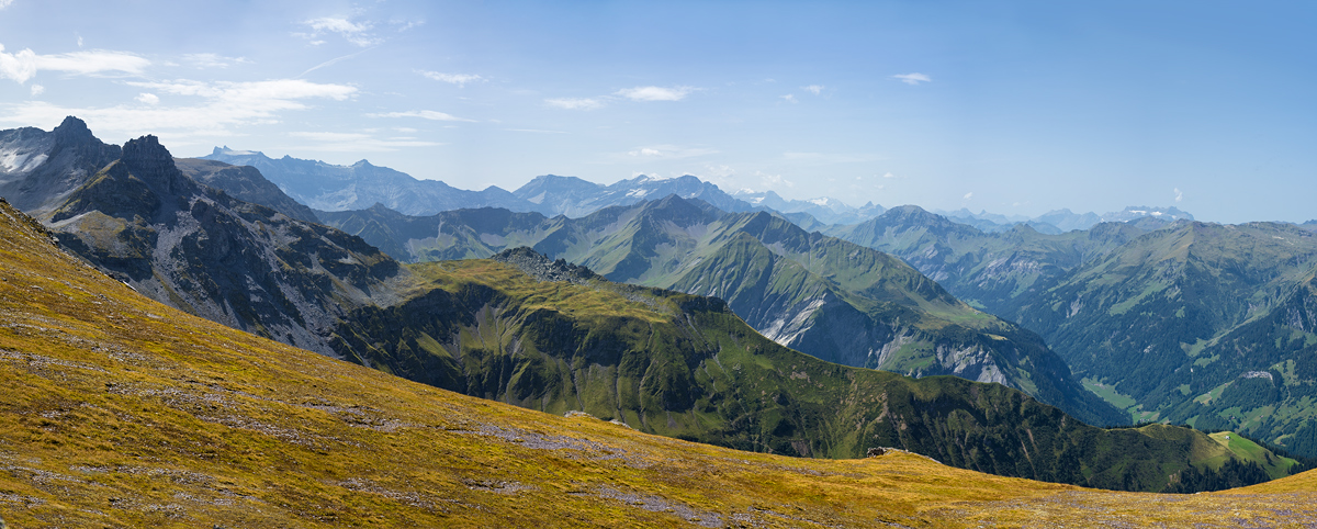 Pizol Aussicht Panorama