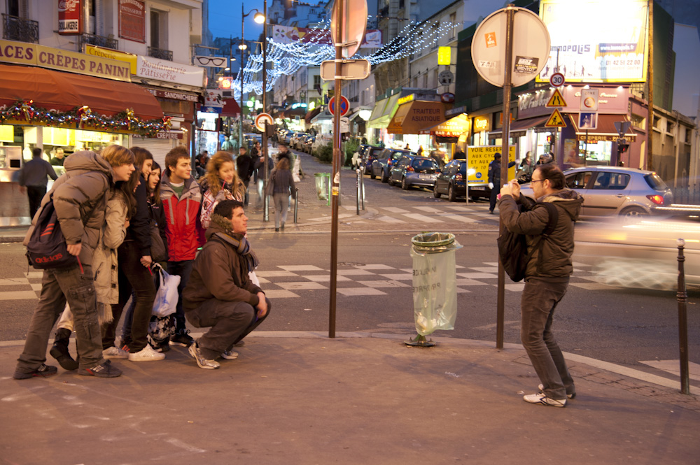 Place de Clichy Gruppenfoto