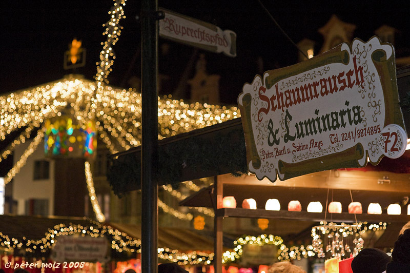 PM MZ DSC1473 a CR 800x  Der Stand "Schaumrausch und Luminaria" auf dem Mainzer Weihnachtsmarkt.