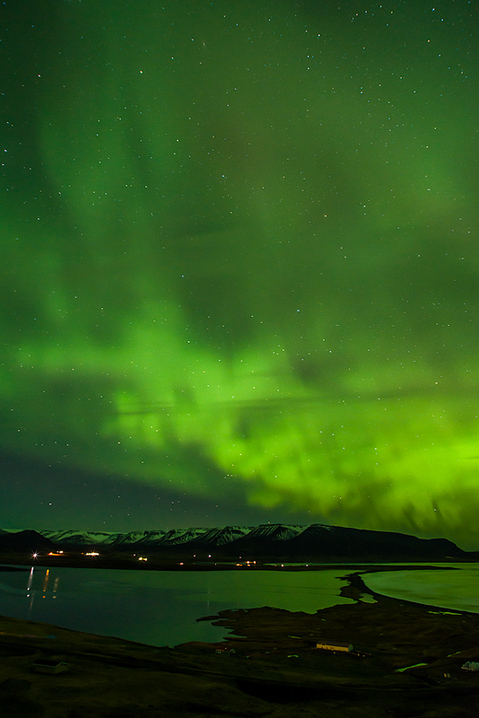 Polarlicht Miklavatn 2
