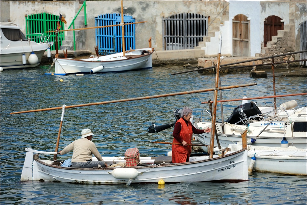 Porto Colom  Fischer und Frau