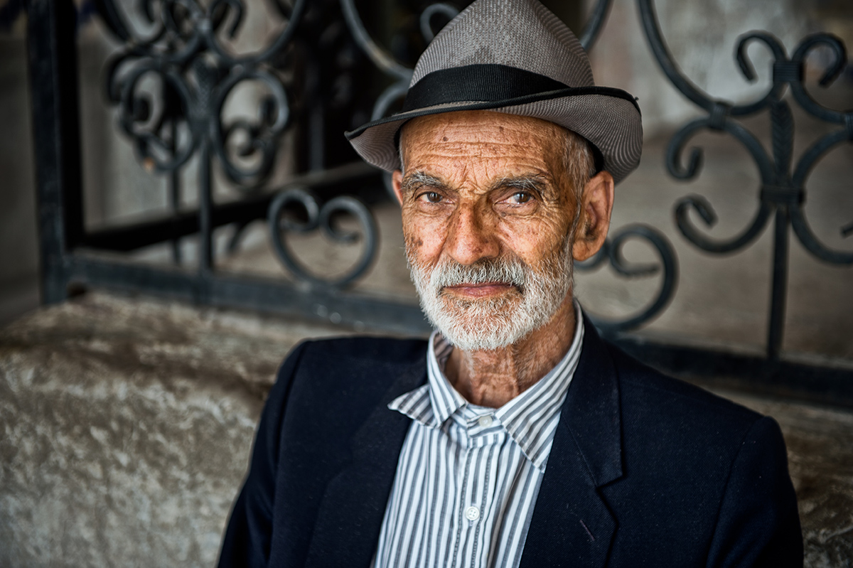 Portrait im Bazar