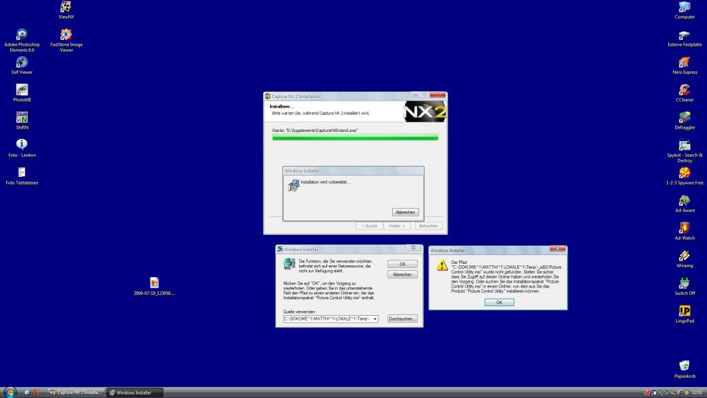 Probleme mit CNX2 Installation 1