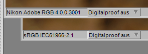 Profilanzeige Capture NX