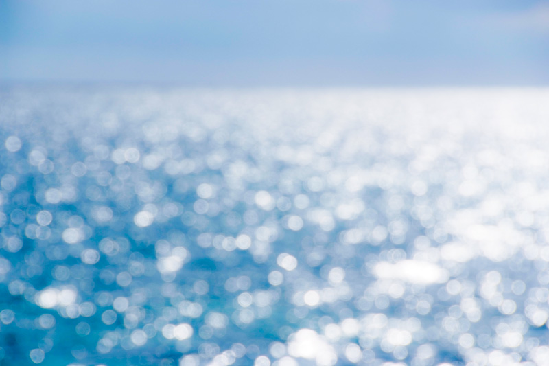 "Sun on Water" (gezeigt im Portfolio "Unscharfe Bilder")