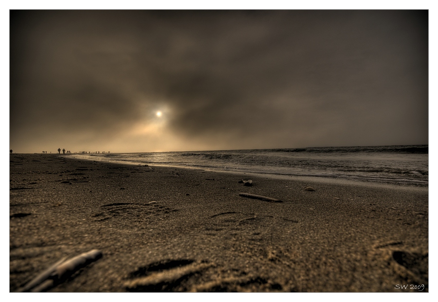 Rømø – Strand im dunklen Winter #1
