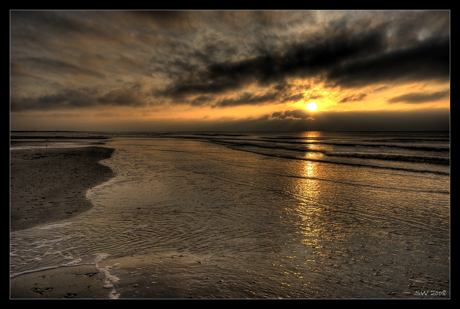 Rømø – Strand im dunklen Winter #3