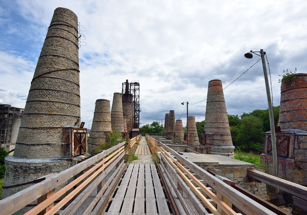 Rüdersdorf, Schachtofenbatterie oben