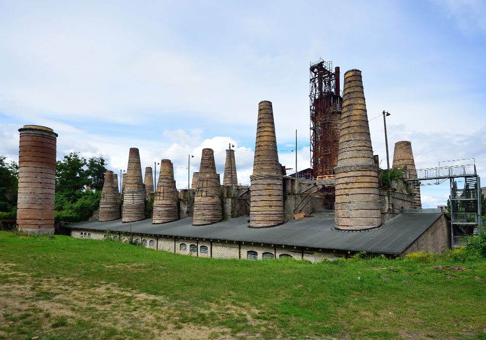 Rüedersdorf, Schachtofenbatterie View