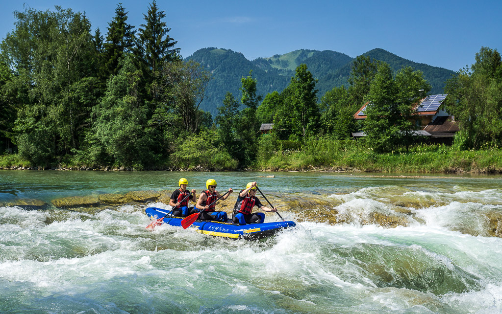 Rafting im Isarwinkel