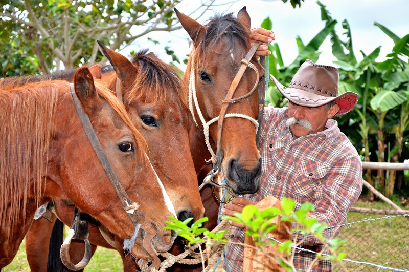 Rancher im Tal Rio del Pino
