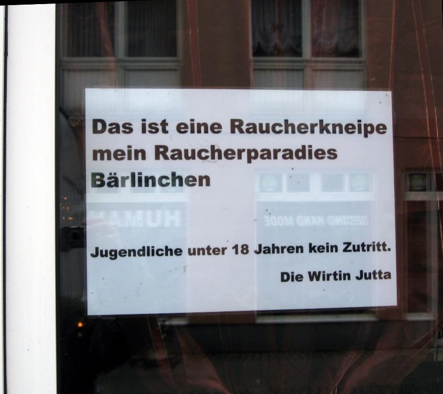 Rauchen klein