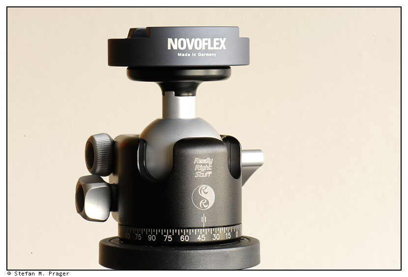 Really Right Stuff BH-40 mit Novoflex Q=mount