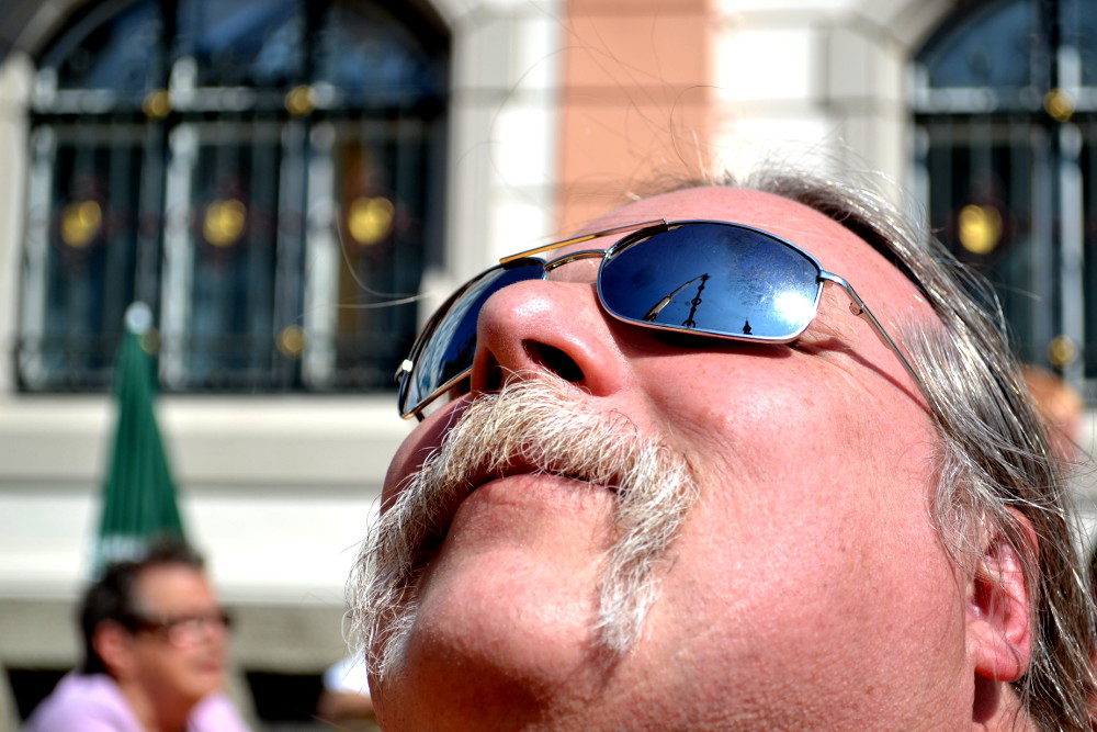 Reflexion Sonnenbrille