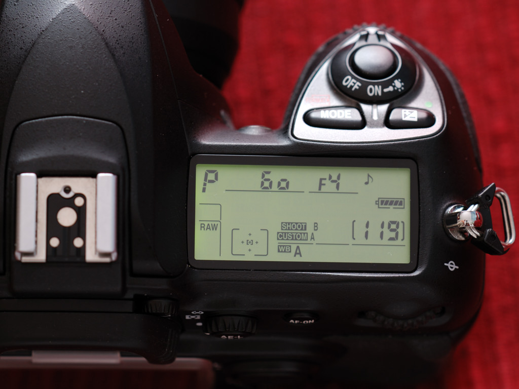 Reparierte D200 - Details