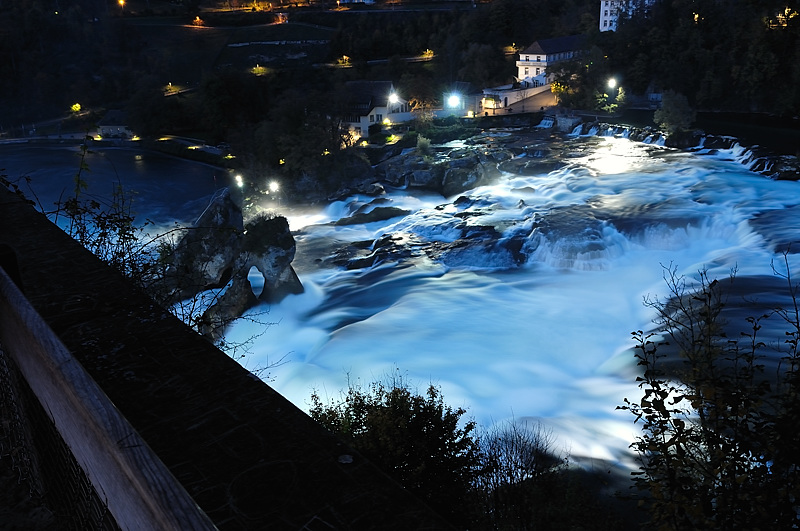 Rheinfall Abends
