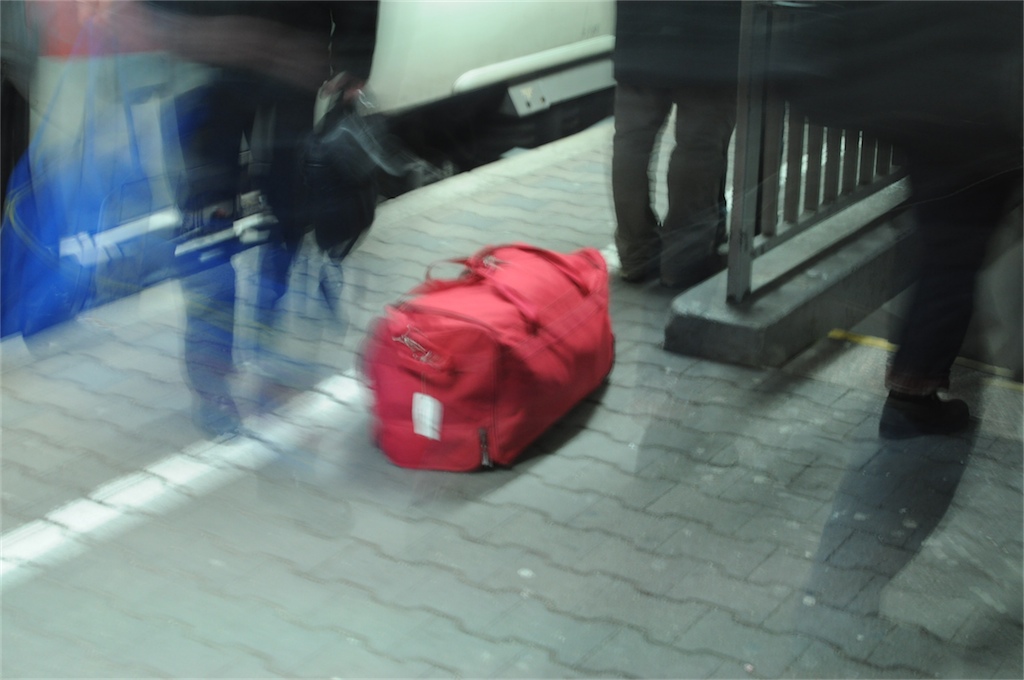 Roter Tasche