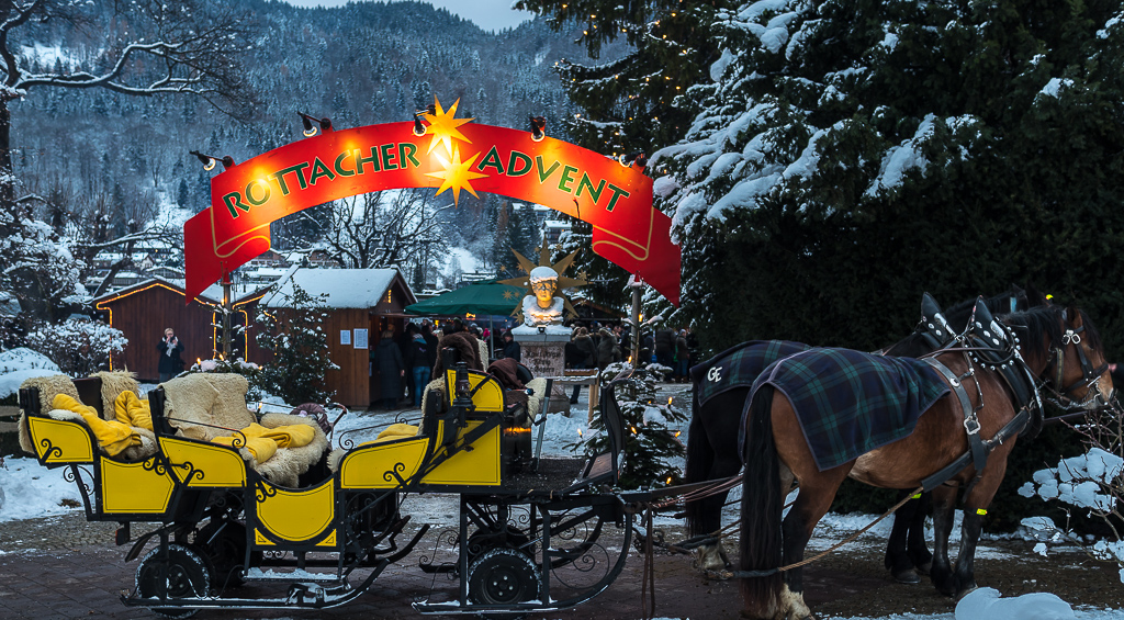 Rottach Weihnachtsmarkt Eingang