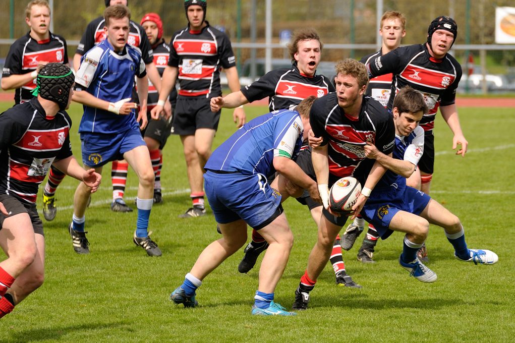 Rugby Memmingen Eagles gegen RFC München in Memmingen am 21.04.2012.