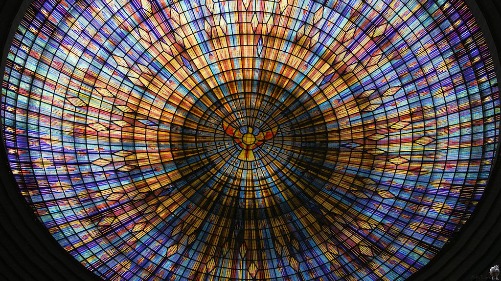 s175 Yamoussoukro Basilika Decke 5971