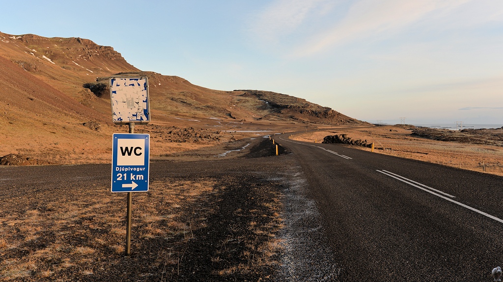 s757 bDjüpivorgur WC Schild 5769