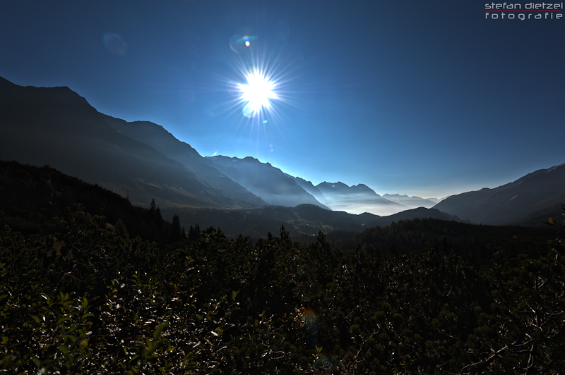 San Bernardino Pass - Blick Richtung Süden