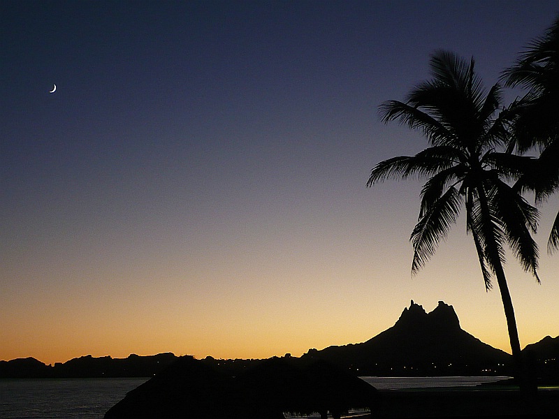 San Carlos (Mexiko) nach dem Sonnenuntergang